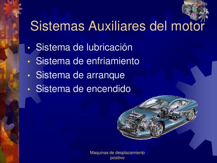 Sistemas Auxiliares Motor de Combustión Interna