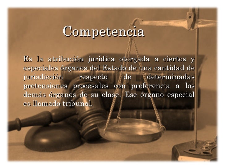 La competencia de atribución