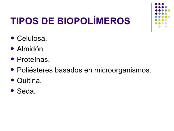 Exposición Biopolimeros