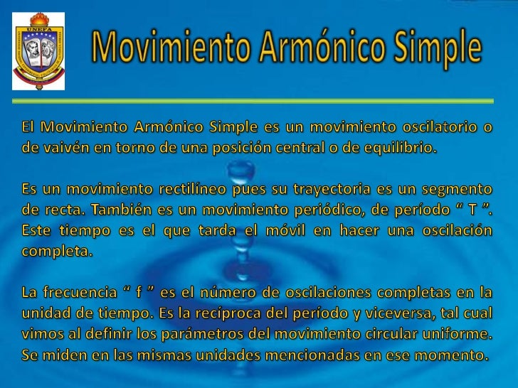 Ejemplos Cotidianos De Movimiento Armonico Simple es.slideshare.net
