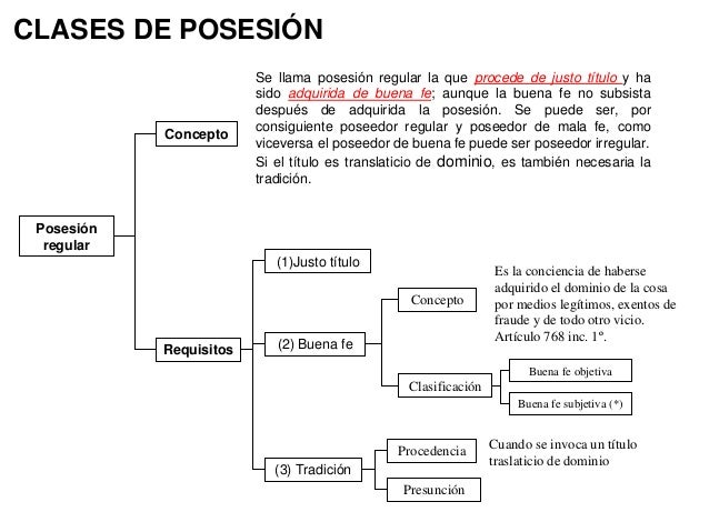 CIVIL BIENES POSESION
