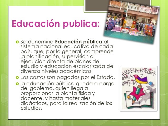 escuelas publicas vs privadas