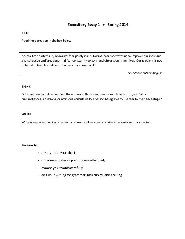 Expository essay writing prompts for middle school