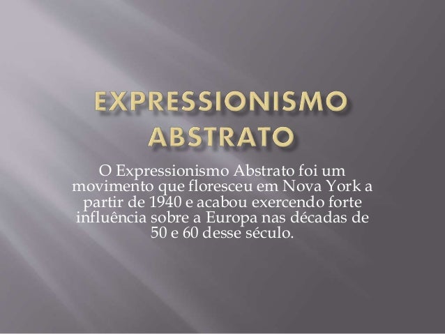 Expressionismo caracteristicas da pintura Expressionismo caracteristicas da pintura