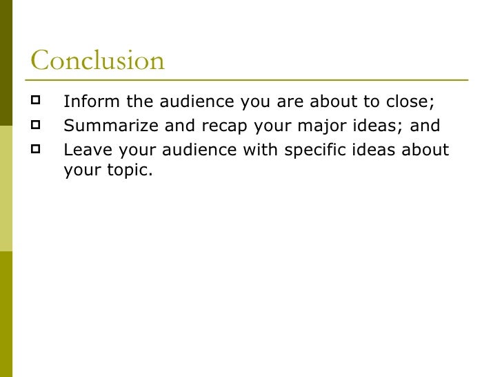 extemporaneous speech outline