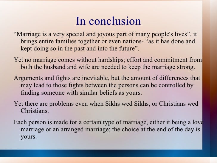 essay on arranged marriage