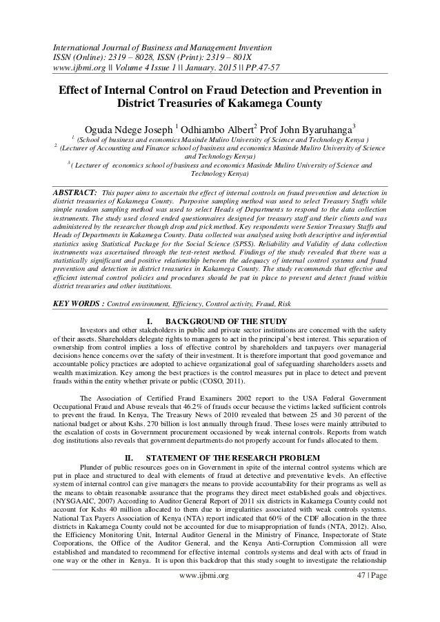 audit research paper internal audit function and fraud detection A 15 items perception of a financial and operational cost and benefit of internal audit usage internal control & fraud detection research paper series. audit research paper internal audit function and fraud detection A 15 items perception of a financial and operational cost and benefit of internal audit usage internal control & fraud detection research paper series.
