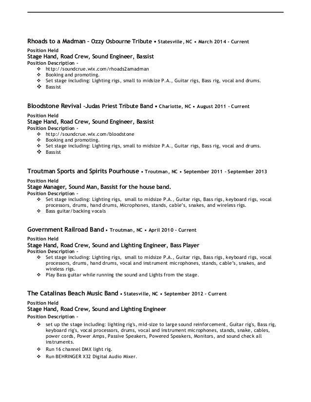 job description for busser