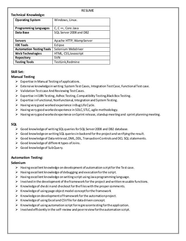 manual testing 3 years experience sle resumes testing resume sle for 3 years experience 28 images manual testing 3 years experience sle resumes testing resume sle for 3 years experience 28 images