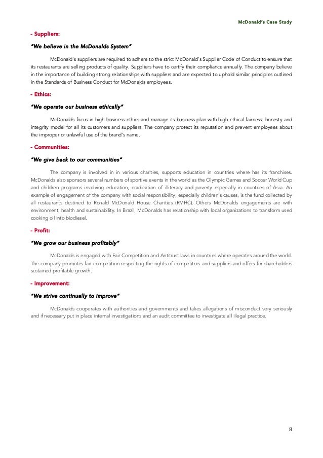 global business a case study of mcdonalds Mcdonald’s began to mature as a successful global business toward the beginning of the 70’s by 1970, there was at least one mcdonald’s restaurant in every us state, and several in different countries around the world. global business a case study of mcdonalds Mcdonald’s began to mature as a successful global business toward the beginning of the 70’s by 1970, there was at least one mcdonald’s restaurant in every us state, and several in different countries around the world.