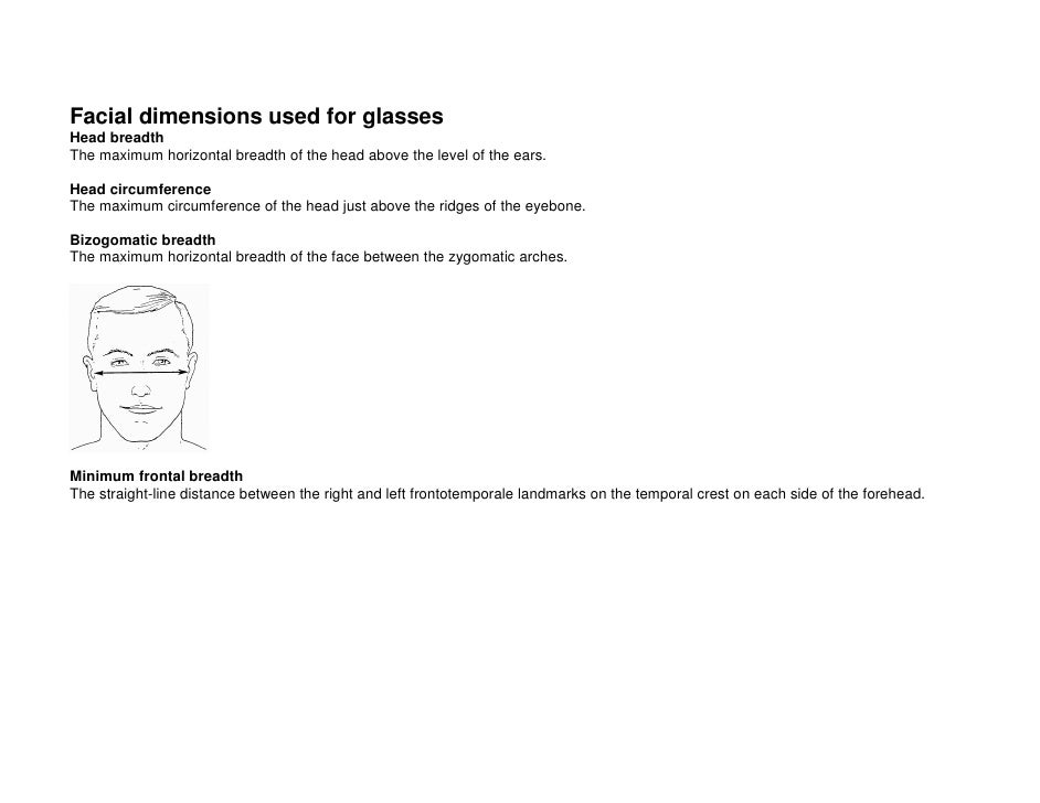 Facial Dimensions 92