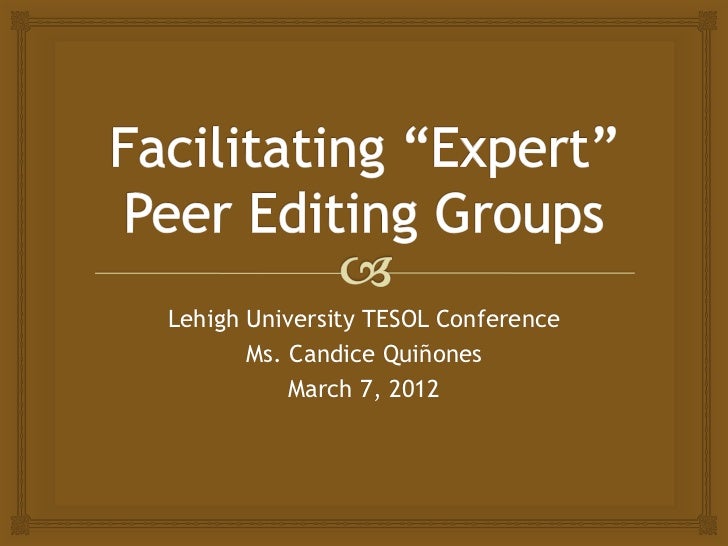 Peer editing sheet for 5 paragraph essay