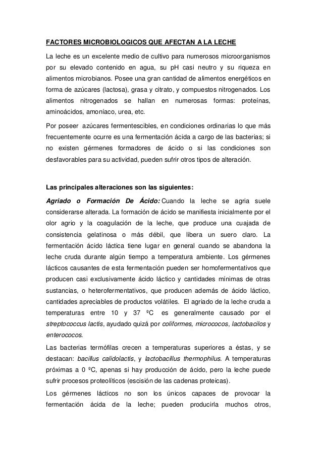 FACTORES QUE AFECTAN LA COMPOSICION DE LA LECHE factores que afectan la composicion de la leche: