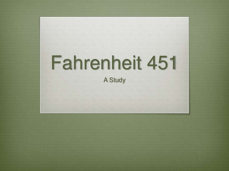 fahrenheit 451 essay topics