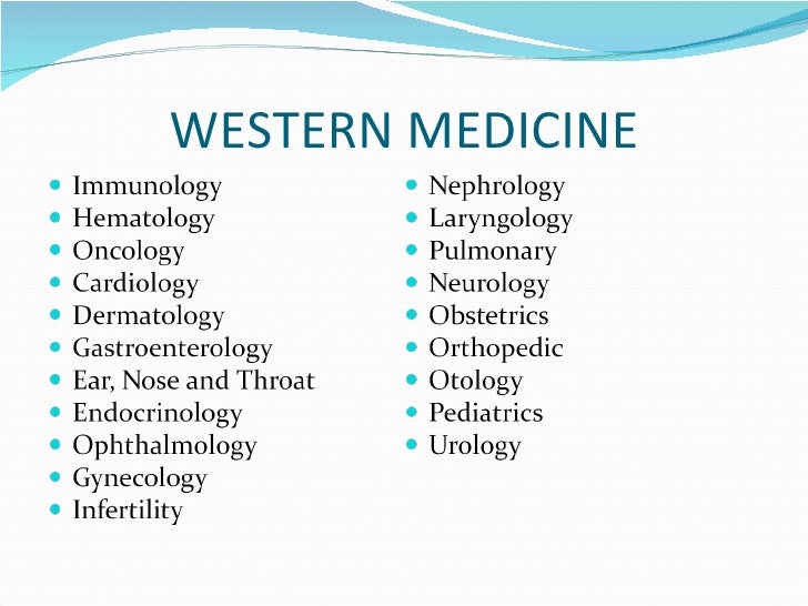Alternative and Complementary Medicine