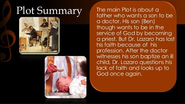 No faith no love no time and dr lazaro essay image