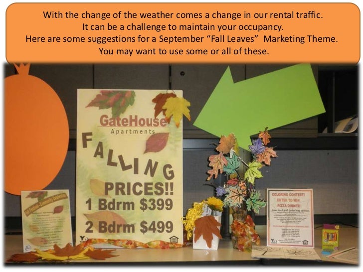 FALL LEAVES MARKETING THEME
