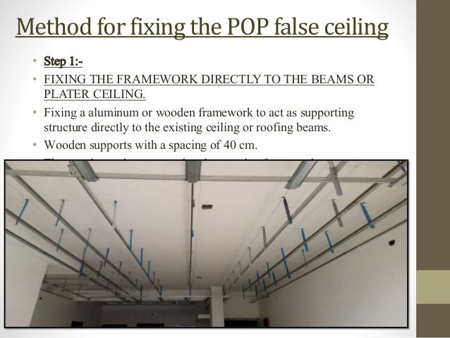False Ceiling Method