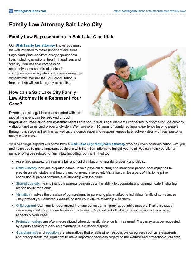 Family Law Attorney Salt Lake City