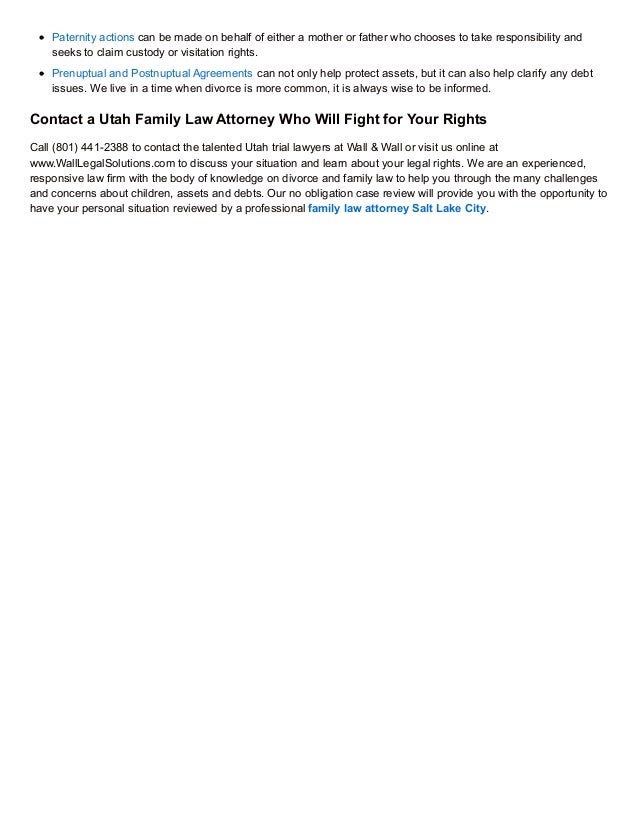 Family Law Attorney Salt Lake City
