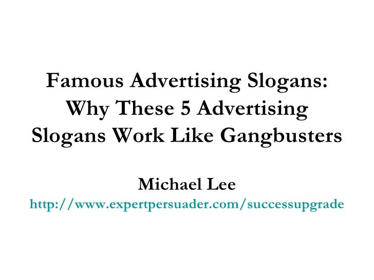 Famous Advertising Slogans: Why These 5 Advertising Slogans Work Like…