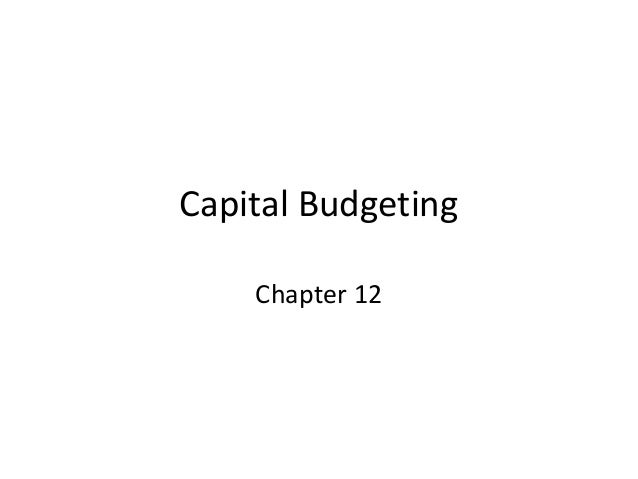 Capital budgeting case study solution