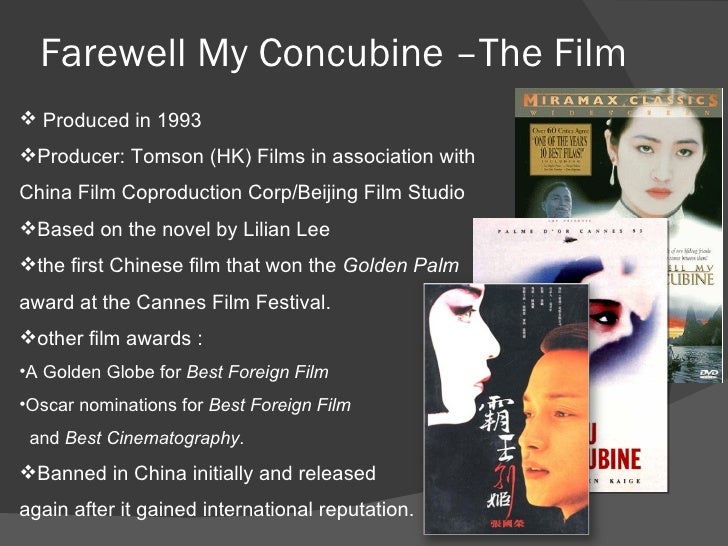a summary of the film farewell my concubine a summary of the film farewell my concubine