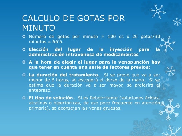 Como Calcular Las Gotas Por Minuto es.slideshare.net
