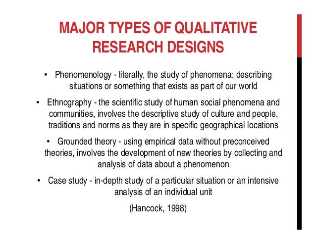 Qualitative thesis