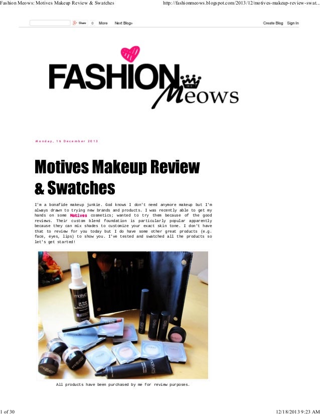 Fashion Meows Motives Cosmetics Fashion Meows Motives Cosmetics
