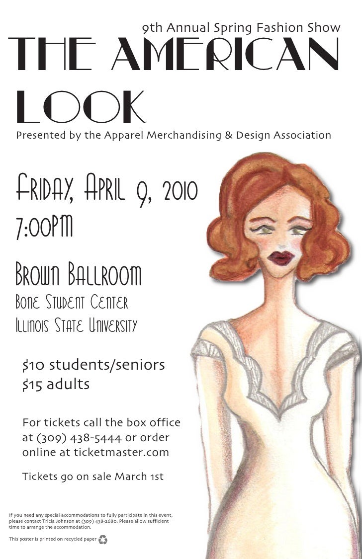 fashion show poster ideas