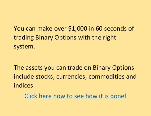 100 win can you make money in binary options trading