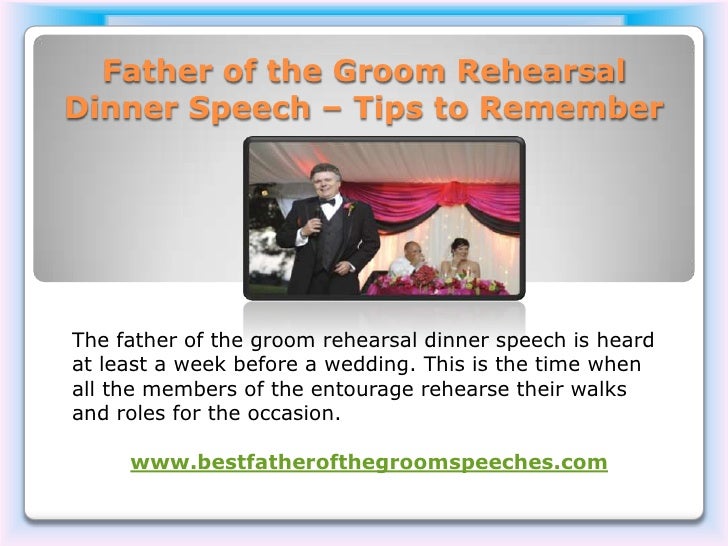 rehearsal dinner speech examples