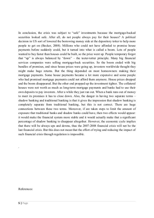 High School Persuasive Essay Examples Global Financial Crisis Essay Writing Federal Reserve History Who Can Do My Assignment also Good High School Essay Topics Topnotch Term Papers For Sale At Superior Paper Economic Crisis Health Awareness Essay
