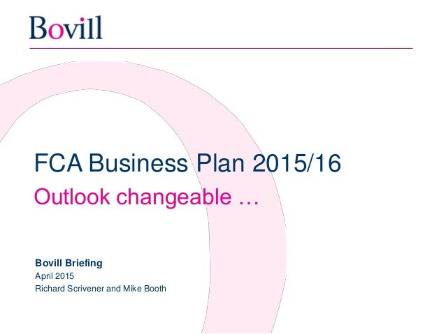 fca business plan and risk outlook published