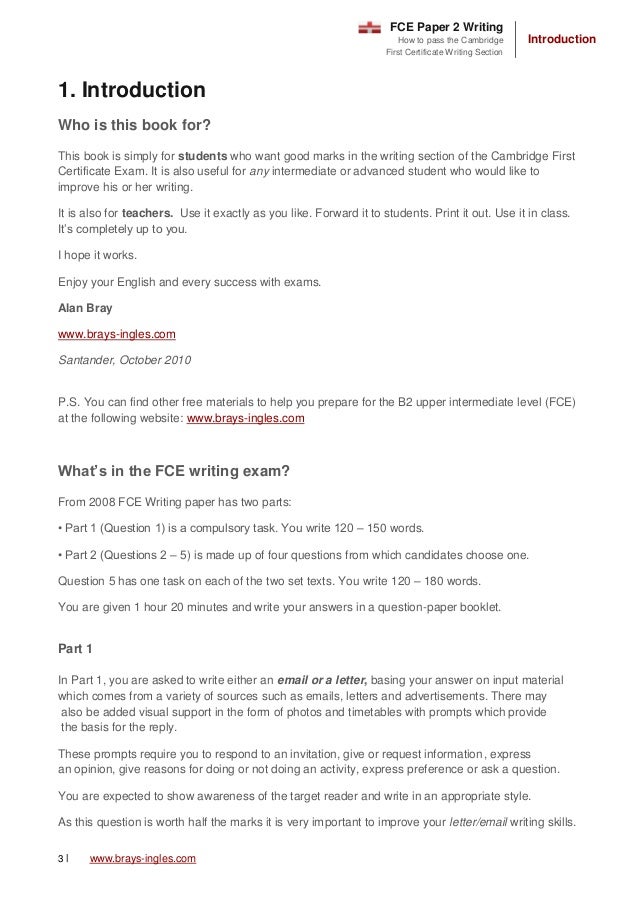 brays online english help fce writing - taken from how to pass the cambridge first certificate writing section - brays online english help. brays online english help fce writing - taken from how to pass the cambridge first certificate writing section - brays online english help.