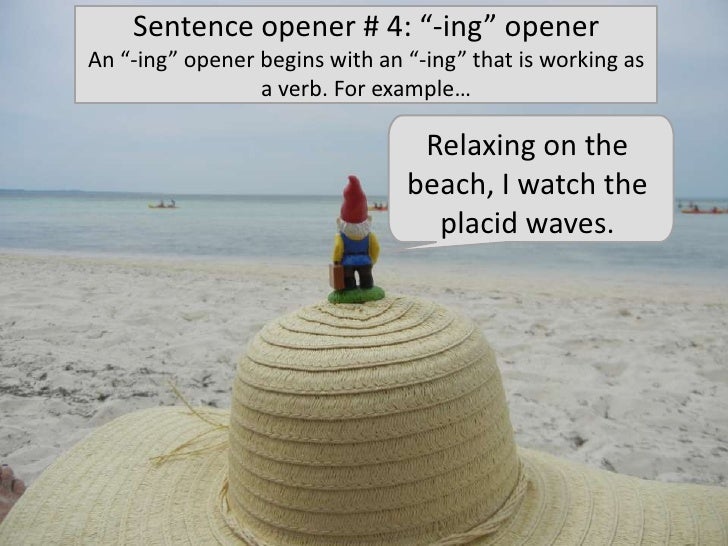 Fundamentals Writing and Literature Sentence Openers Presentation
