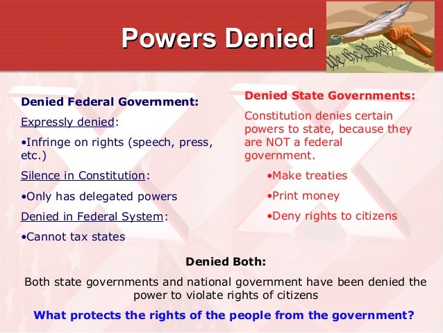 federalism denied powers venn diagram