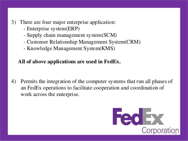 Fedex case study supply chain management
