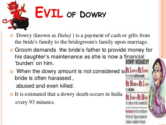 Essay on dowry system in india in hindi language