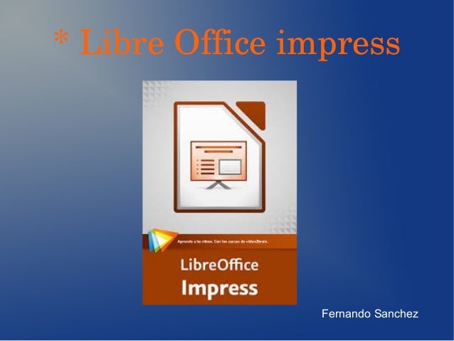 Libre Office Impress Slide Number