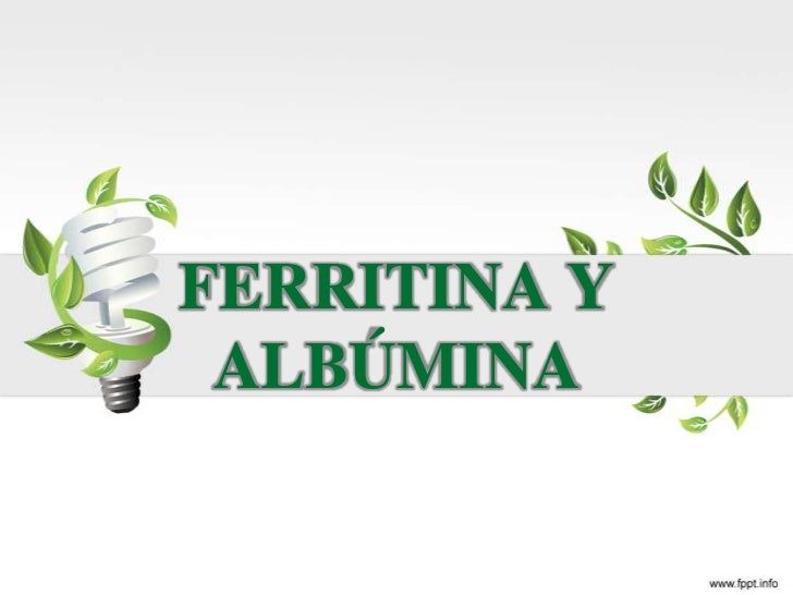 FERRITINA ferritina: