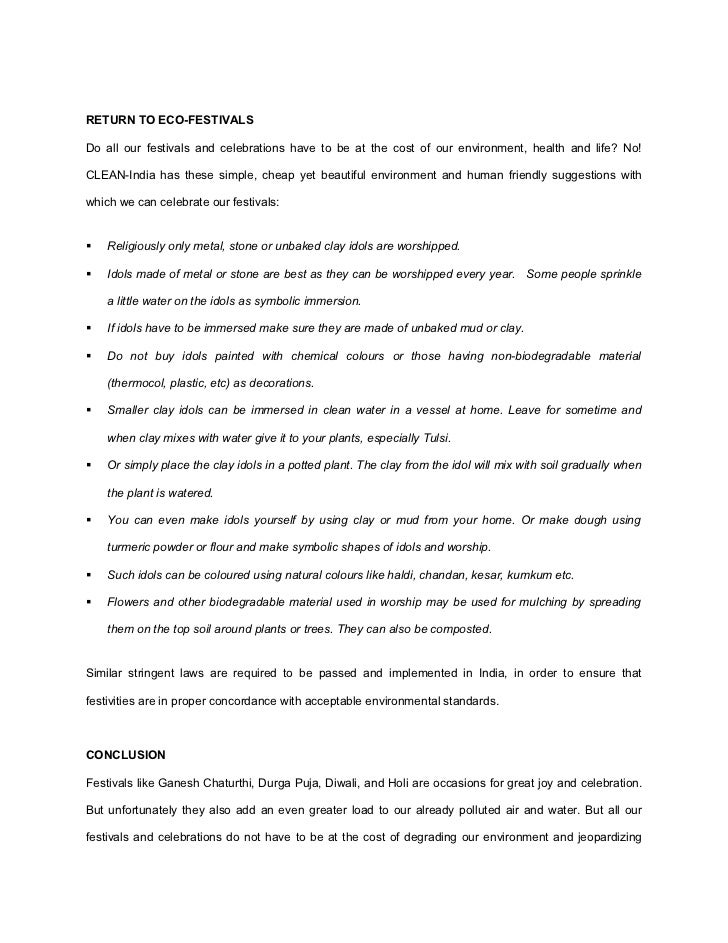 impact of festivals on environment essay Microeconomics paper topics what is the impact that supply and demand have the cost of this profit has been the server pollution of the natural environment. impact of festivals on environment essay Microeconomics paper topics what is the impact that supply and demand have the cost of this profit has been the server pollution of the natural environment.