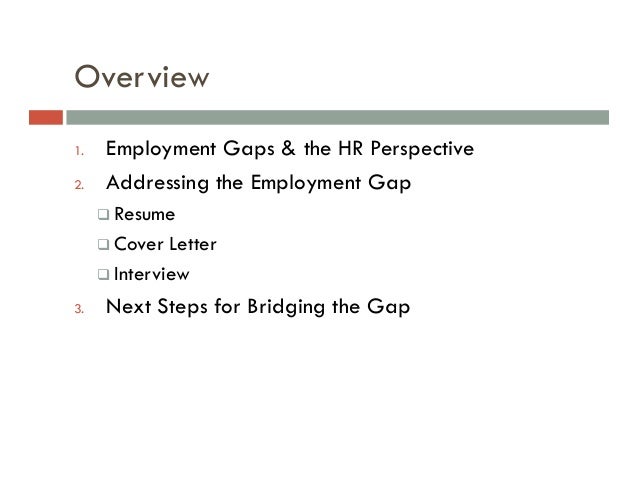 Cover Letter Explaining Employment Gap Sample