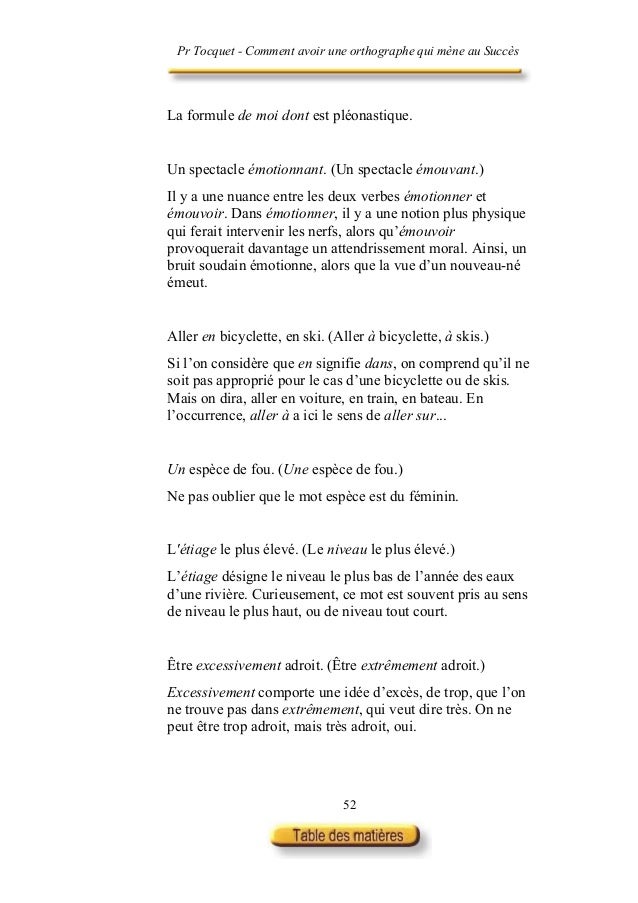 comment avoir une orthographe qui mene au succes