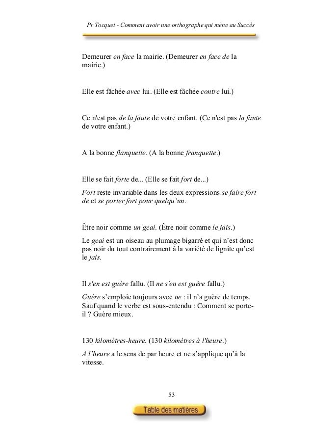 comment avoir une orthographe qui mene au succes
