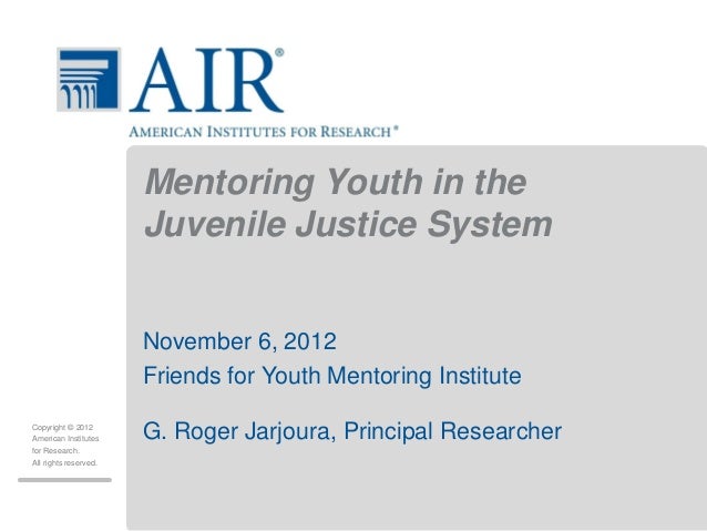 Juvenile Mentorship Program