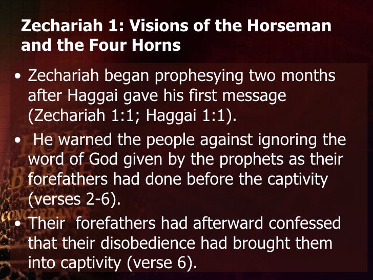 The Book of Zechariah