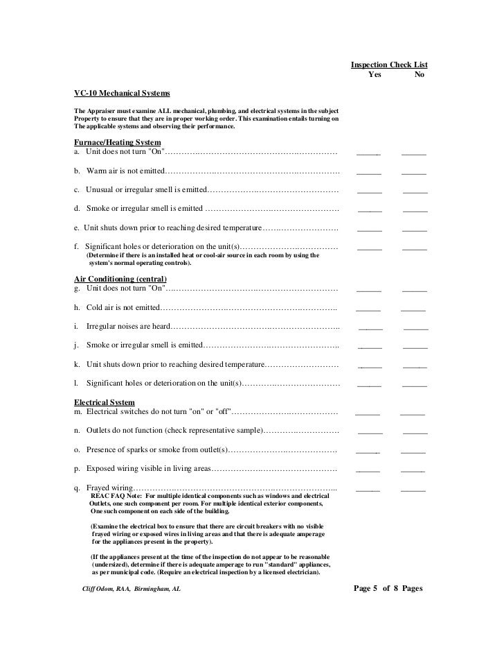 guide electrical inspection