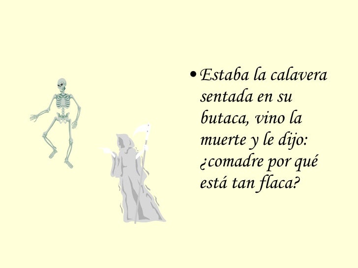 Estaba La Calavera Sentada En Una Butaca Letra